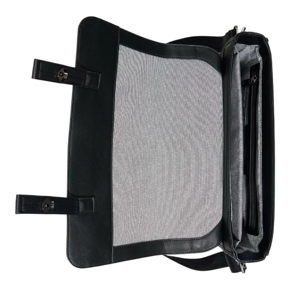 Ted Baker Irvine Pebbled Magnetic Snap Messenger Bag